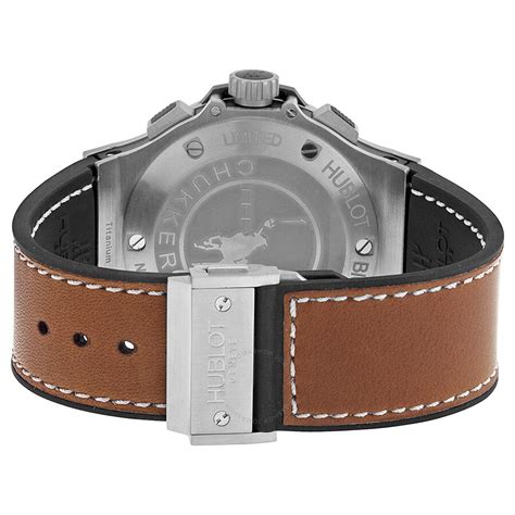 hublot brown leather strap men& 39|Hublot watch band replacement.